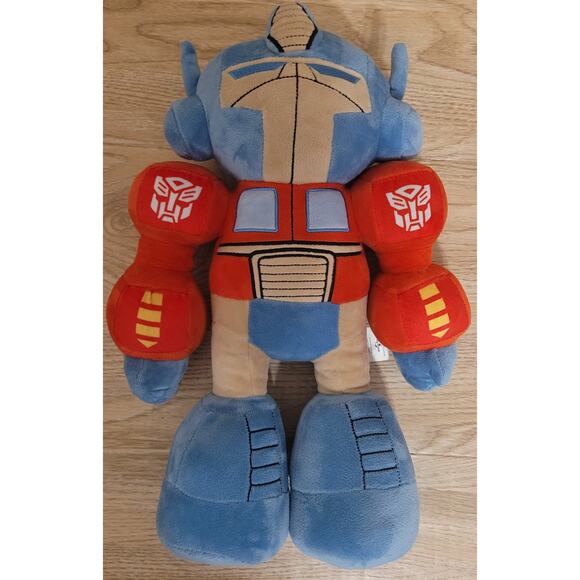 Transformers Optimus Prime 18 Large Plush  Hasbro 2014 Stuffed Animal Preowned - Picture 1 of 5